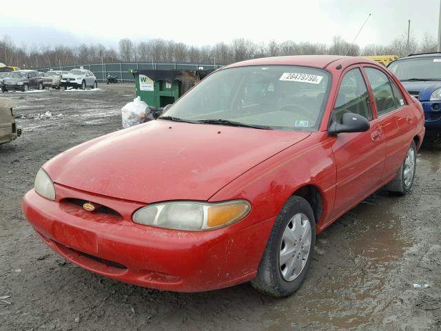 3FAFP13P81R227335 - 2001 FORD ESCORT RED photo 2