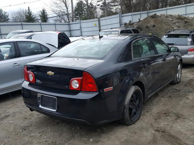 1G1ZH57B38F285301 - 2008 CHEVROLET MALIBU 1LT BLACK photo 4