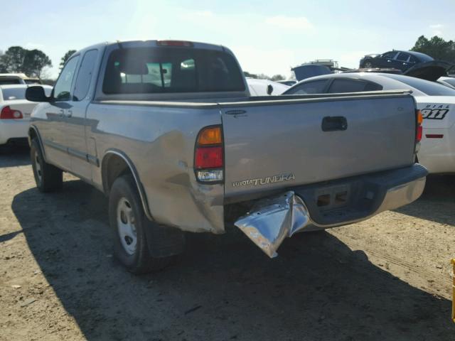 5TBRN34102S320604 - 2002 TOYOTA TUNDRA ACC SILVER photo 3