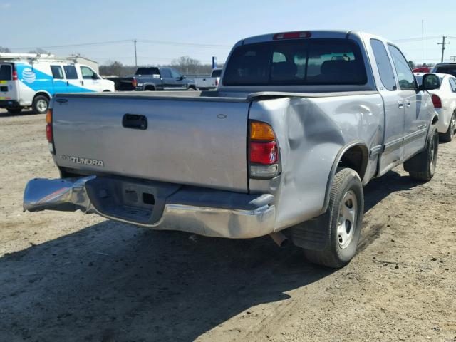 5TBRN34102S320604 - 2002 TOYOTA TUNDRA ACC SILVER photo 4