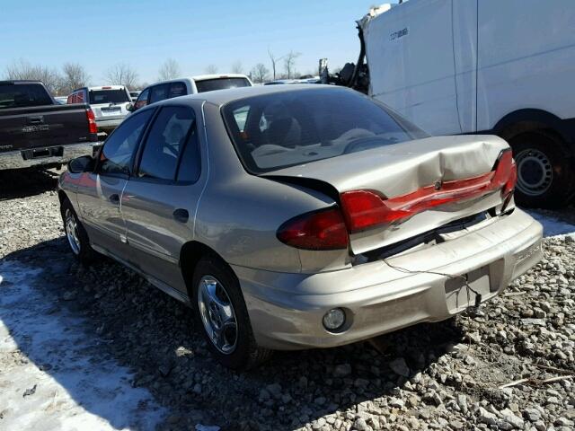 1G2JB52F147349215 - 2004 PONTIAC SUNFIRE SL BEIGE photo 3