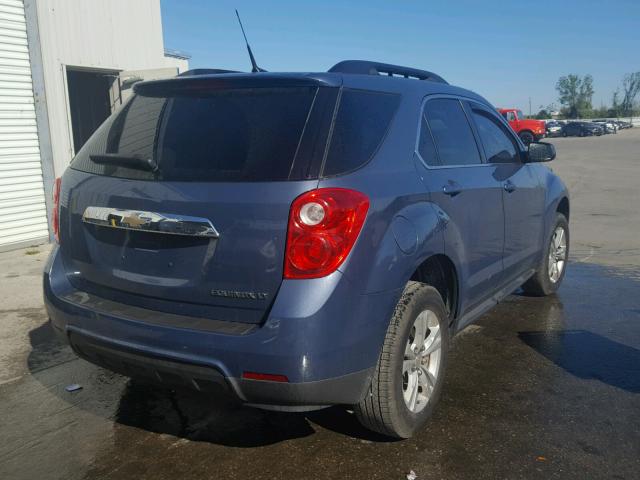 2CNALDEC9B6417595 - 2011 CHEVROLET EQUINOX LT BLUE photo 4