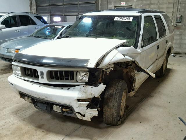 1GHDT13W8V2714768 - 1997 OLDSMOBILE BRAVADA WHITE photo 2