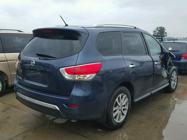 5N1AR2MN6GC631464 - 2016 NISSAN PATHFINDER BLUE photo 4