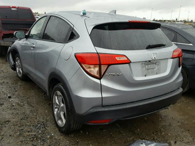 3CZRU5H5XHM718229 - 2017 HONDA HR-V EX GRAY photo 3