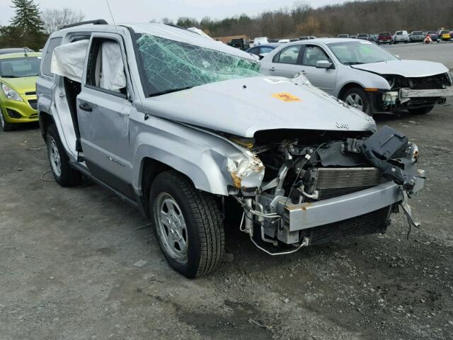 1C4NJPBAXCD514873 - 2012 JEEP PATRIOT SP SILVER photo 1