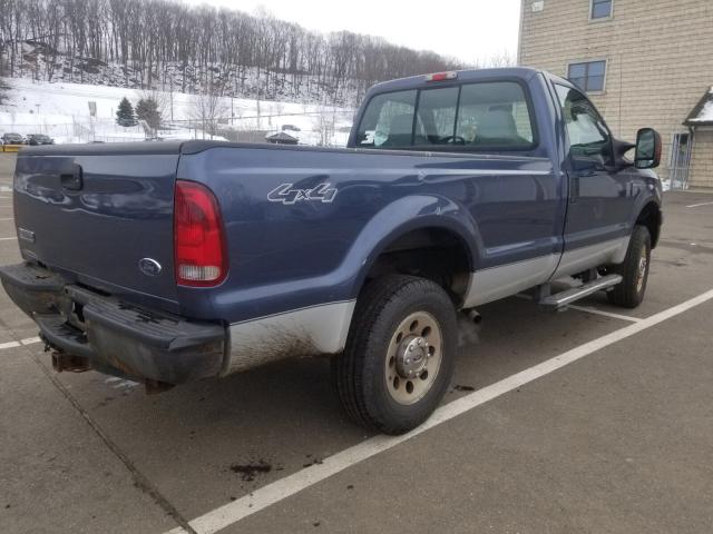 1FTNF21506EC04349 - 2006 FORD F250 SUPER BLUE photo 4