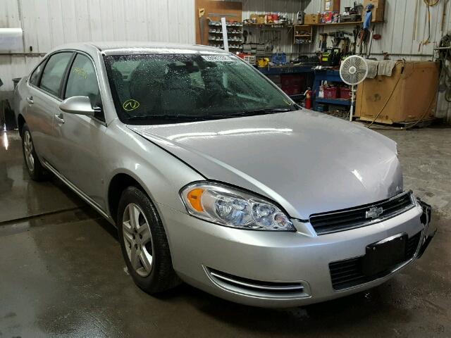 2G1WB58K981326492 - 2008 CHEVROLET IMPALA LS SILVER photo 1