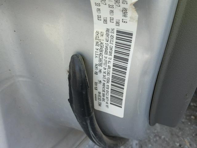 1J4GR48K46C306766 - 2006 JEEP GRAND CHER GRAY photo 10