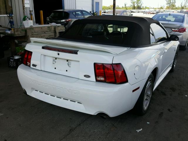 1FAFP45X0XF216799 - 1999 FORD MUSTANG GT WHITE photo 4