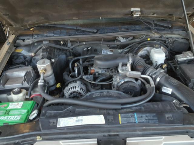 1GNDT13W32K168907 - 2002 CHEVROLET BLAZER SILVER photo 7