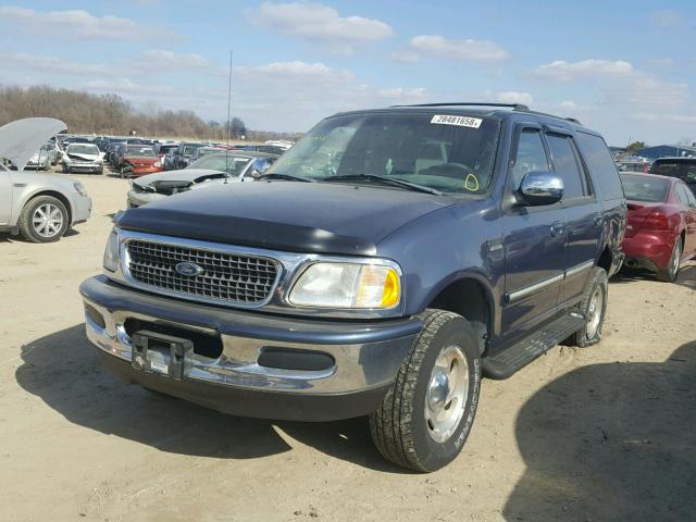 1FMPU18L6WLC40339 - 1998 FORD EXPEDITION BLUE photo 2