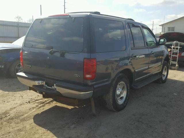 1FMPU18L6WLC40339 - 1998 FORD EXPEDITION BLUE photo 4
