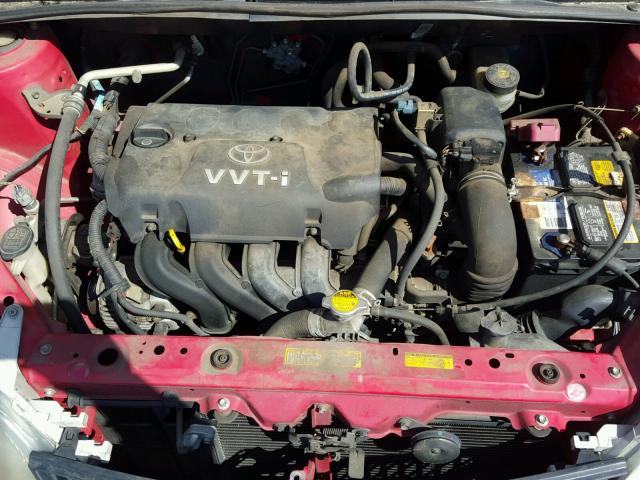 JTDBT123020253951 - 2002 TOYOTA ECHO RED photo 7