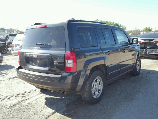 1C4NJPBA1ED521925 - 2014 JEEP PATRIOT SP BLUE photo 4