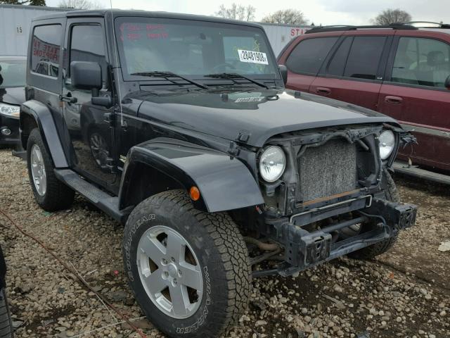 1J4FA541X7L127686 - 2007 JEEP WRANGLER S BLACK photo 1