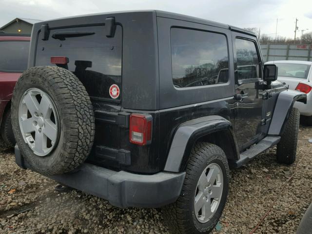 1J4FA541X7L127686 - 2007 JEEP WRANGLER S BLACK photo 4