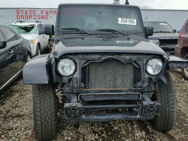 1J4FA541X7L127686 - 2007 JEEP WRANGLER S BLACK photo 9