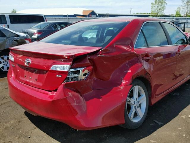 4T1BF1FK6EU815031 - 2014 TOYOTA CAMRY L RED photo 9