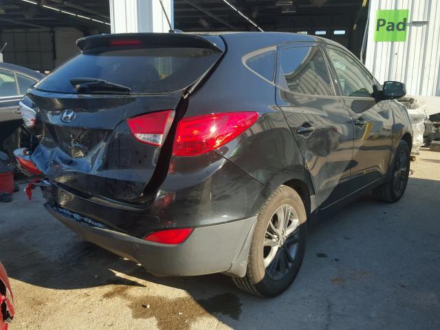 KM8JT3AF5FU025649 - 2015 HYUNDAI TUCSON GLS BLACK photo 4