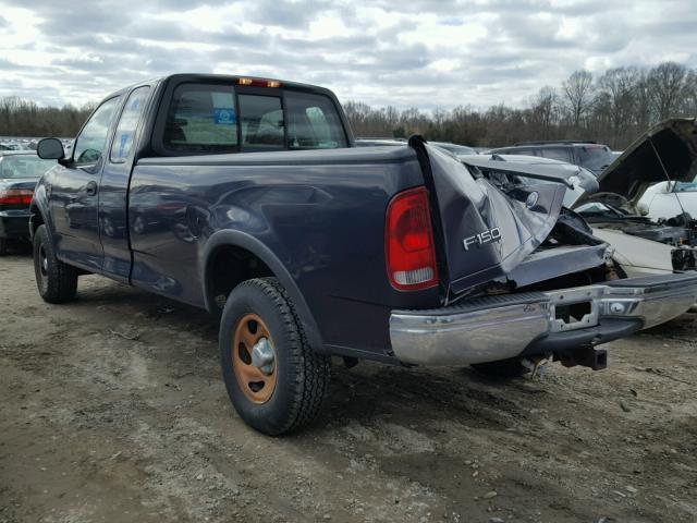 1FTRX18L6XNC32610 - 1999 FORD F150 BLUE photo 3