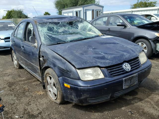 3VWSP69M02M072794 - 2002 VOLKSWAGEN JETTA GLS BLUE photo 1