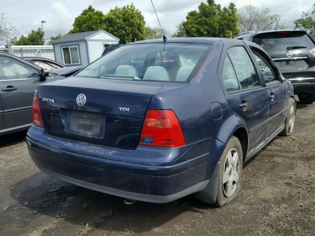 3VWSP69M02M072794 - 2002 VOLKSWAGEN JETTA GLS BLUE photo 4