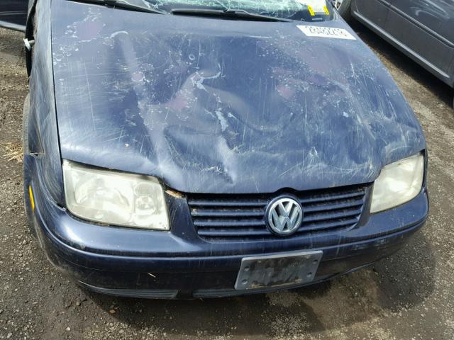 3VWSP69M02M072794 - 2002 VOLKSWAGEN JETTA GLS BLUE photo 7