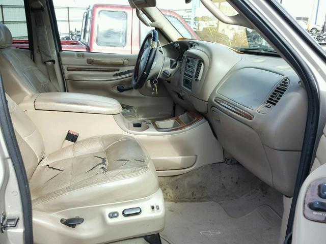 5LMEU27R01LJ22652 - 2001 LINCOLN NAVIGATOR თაფლისფერი ფოტო 5