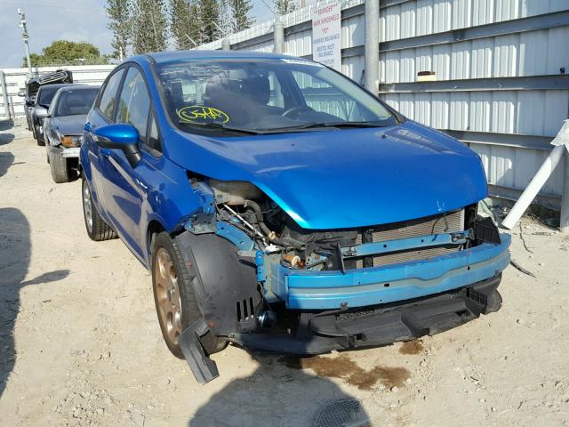 3FADP4FJ1CM103360 - 2012 FORD FIESTA SES BLUE photo 1