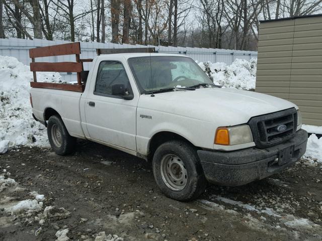 1FTYR10D25PA51774 - 2005 FORD RANGER WHITE photo 1