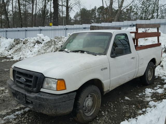 1FTYR10D25PA51774 - 2005 FORD RANGER WHITE photo 2