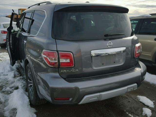 JN8AY2NC7J9554567 - 2018 NISSAN ARMADA SV GRAY photo 3