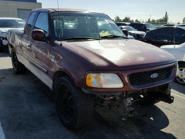 1FTRX17L9WNA66616 - 1998 FORD F150 BURGUNDY photo 1