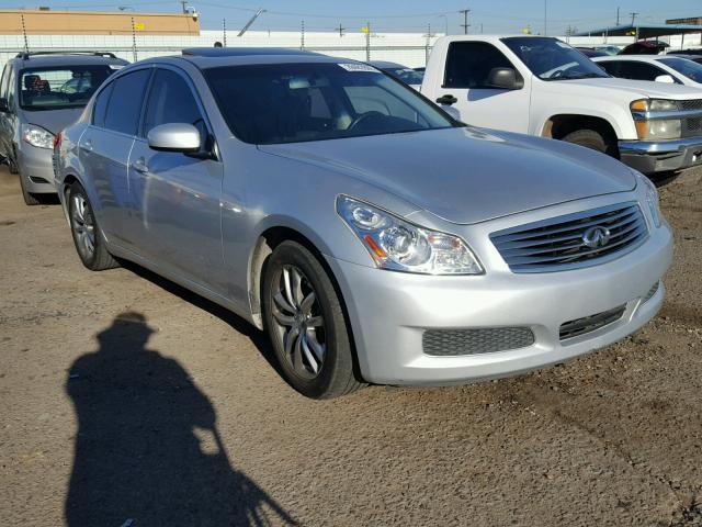 JNKBV61E78M216583 - 2008 INFINITI G35 SILVER photo 1