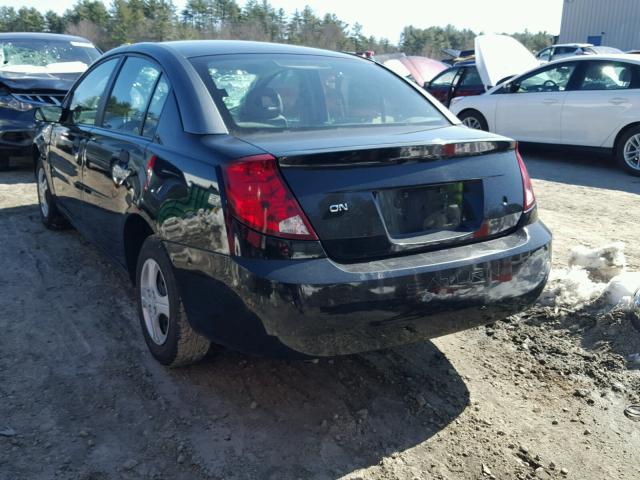 1G8AG52F33Z160785 - 2003 SATURN ION LEVEL BLACK photo 3