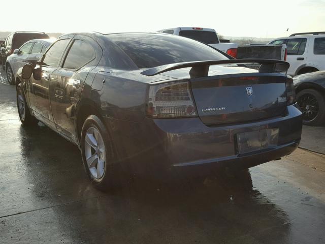 2B3LA43R78H229800 - 2008 DODGE CHARGER GRAY photo 3