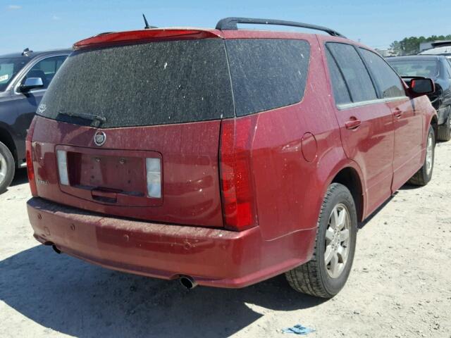 1GYEE637180148599 - 2008 CADILLAC SRX RED photo 4