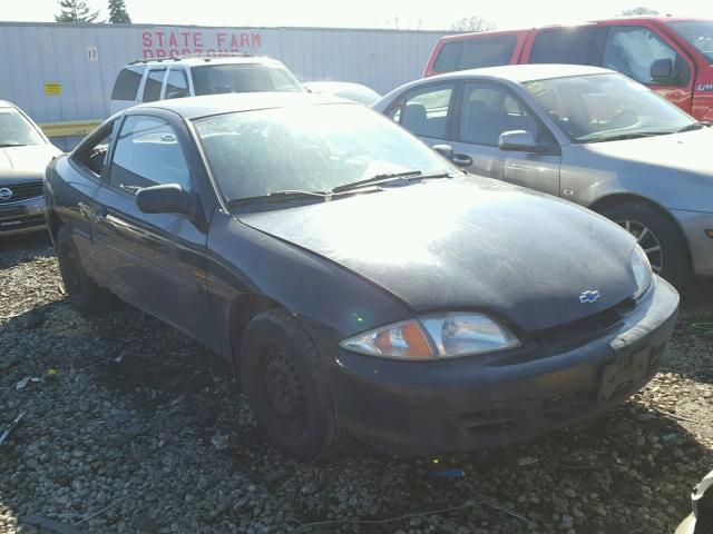 1G1JC124427106018 - 2002 CHEVROLET CAVALIER BLACK photo 1