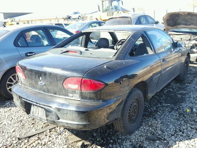 1G1JC124427106018 - 2002 CHEVROLET CAVALIER BLACK photo 4