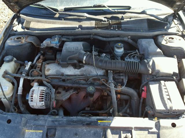 1G1JC124427106018 - 2002 CHEVROLET CAVALIER BLACK photo 7