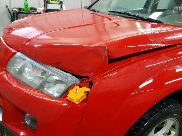 5GZCZ23D63S914127 - 2003 SATURN VUE RED photo 9