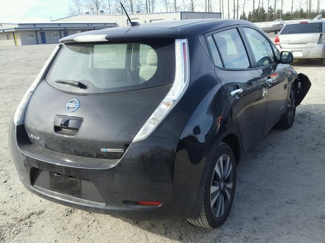 1N4BZ0CP3GC300072 - 2016 NISSAN LEAF SV BLACK photo 4