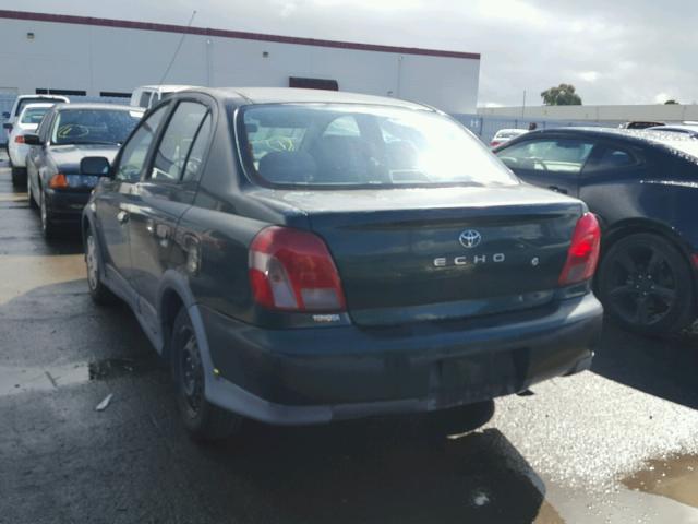 JTDBT123325024005 - 2002 TOYOTA ECHO GREEN photo 3