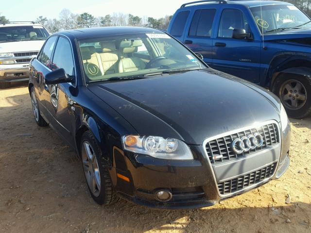 WAUAF78E48A006771 - 2008 AUDI A4 2.0T BLACK photo 1