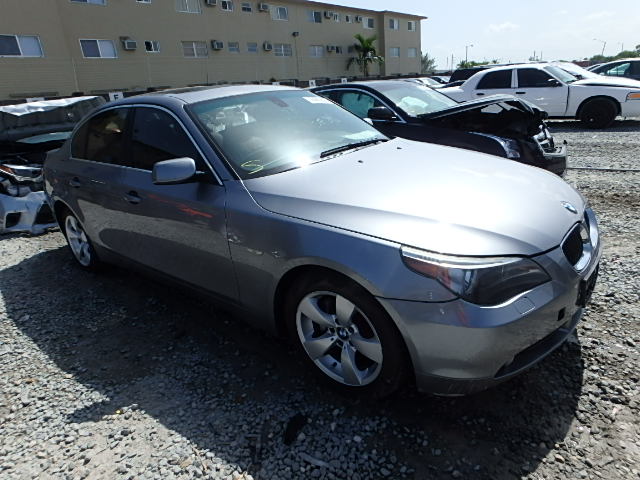 WBANE53597CW64508 - 2007 BMW 525I GRAY photo 1