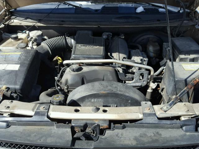 1GNDT13S242246027 - 2004 CHEVROLET TRAILBLAZE TAN photo 7