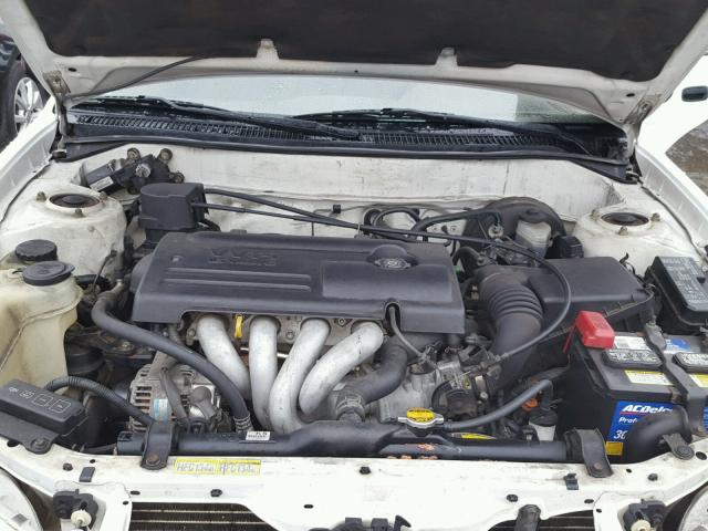 1NXBR12E1YZ321414 - 2000 TOYOTA COROLLA VE WHITE photo 7