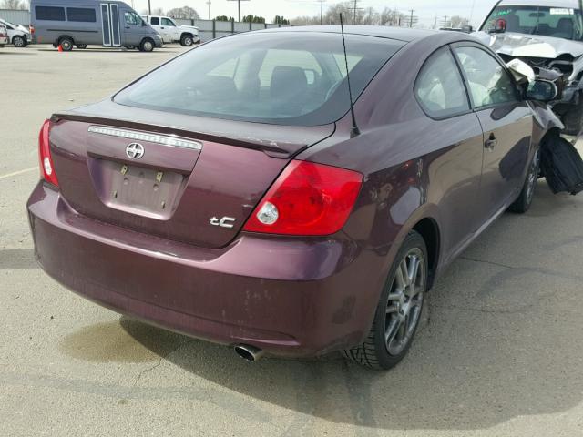 JTKDE177550053532 - 2005 TOYOTA SCION TC 紫色 照片 4