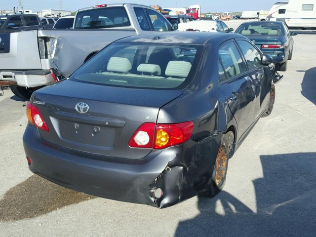 1NXBU40EX9Z153941 - 2009 TOYOTA COROLLA BA CHARCOAL photo 4